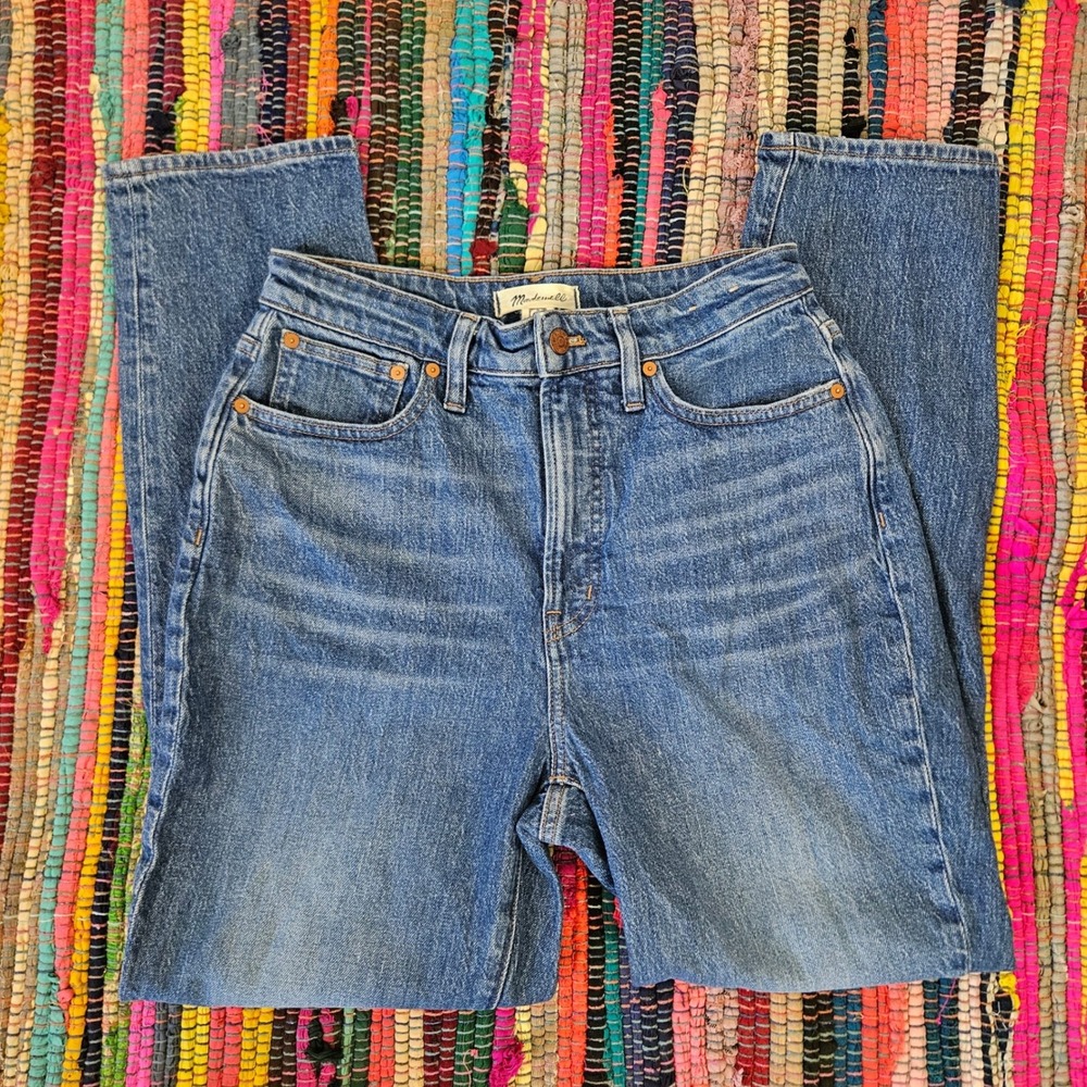 Madewell The Curvy Perfect Vintage Jeans Sz 29 Medium Wash